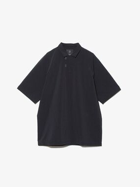 Men's Black Short-Sleeve Polo Shirt